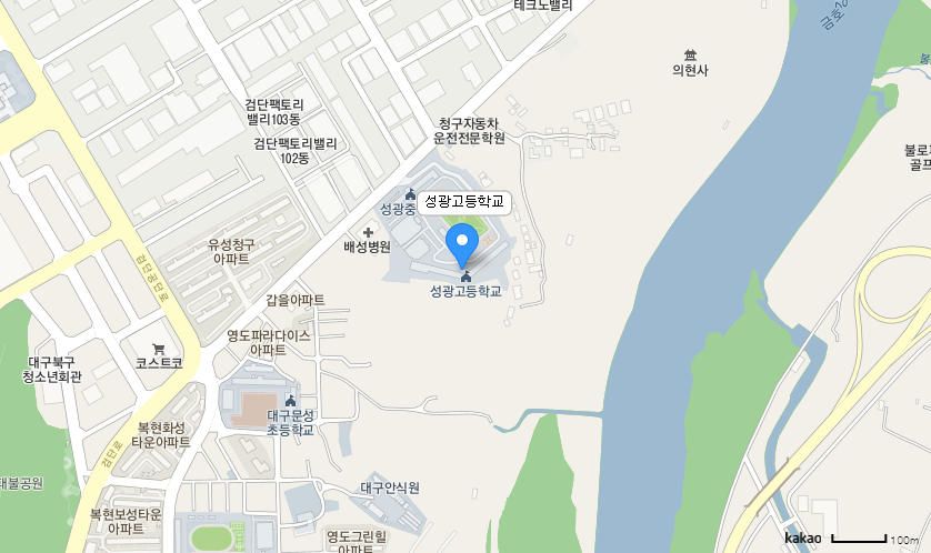 학교 찾아오시는 길 지도